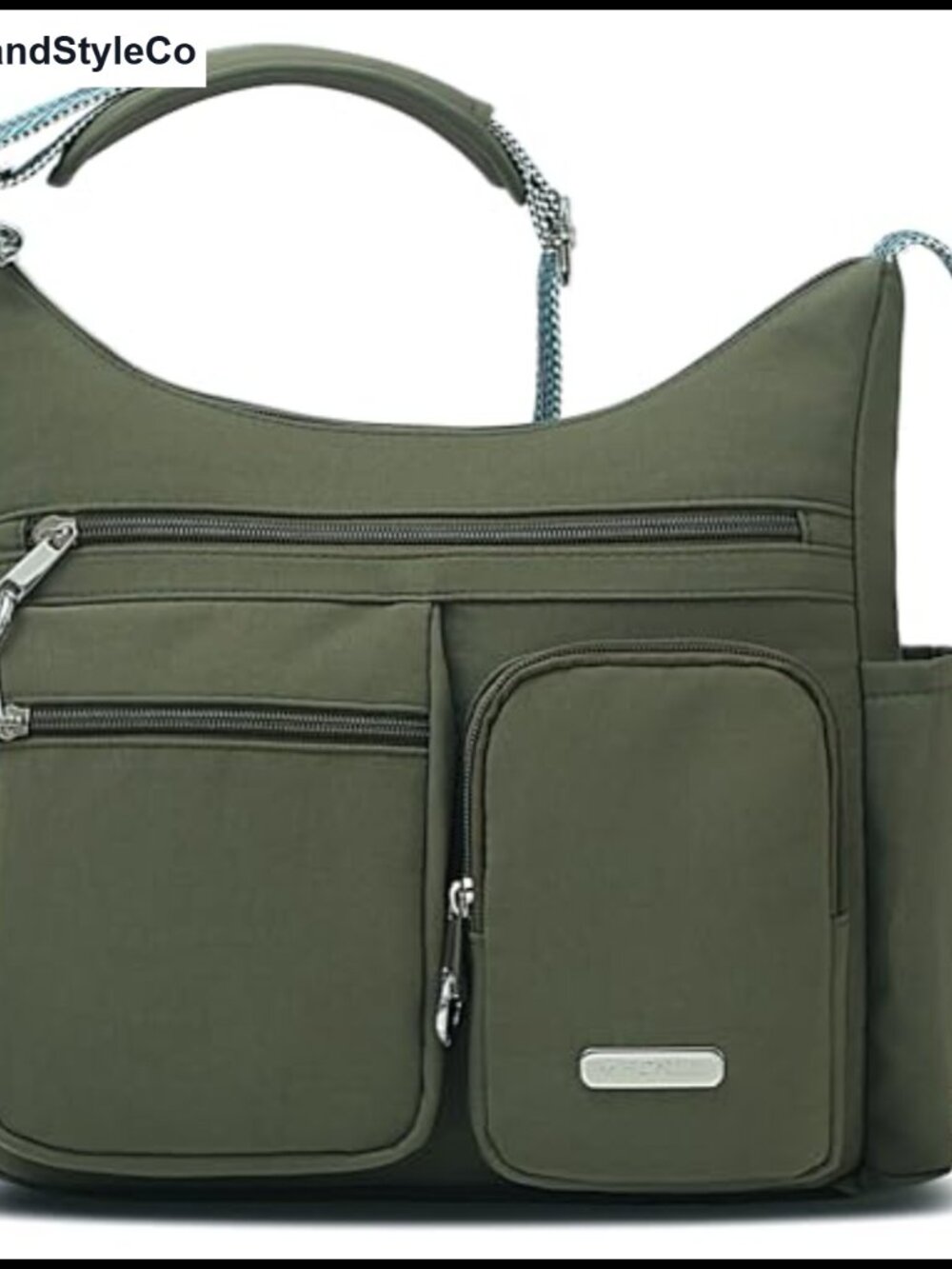 Waterproof Nylon Anti-Theft Crossbody Bag RFID Travel Purse Adjustable Strap